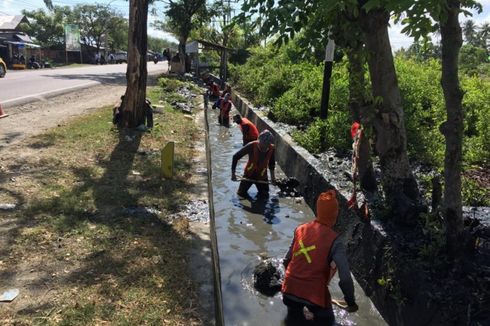 Pekerjaan Drainase Jalan Rp 153,9 Miliar, Serap 42.215 Pekerja