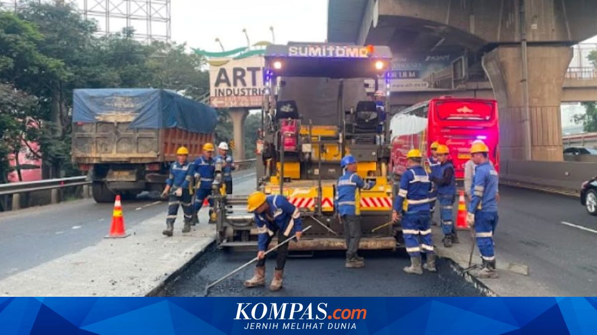 Awas, Ada Rekonstruksi Jalan di Tol Jakarta-Cikampek