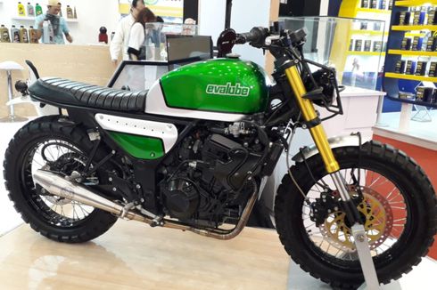 Begini Jadinya Jika Kawasaki Z250 Diubah Jadi Scrambler