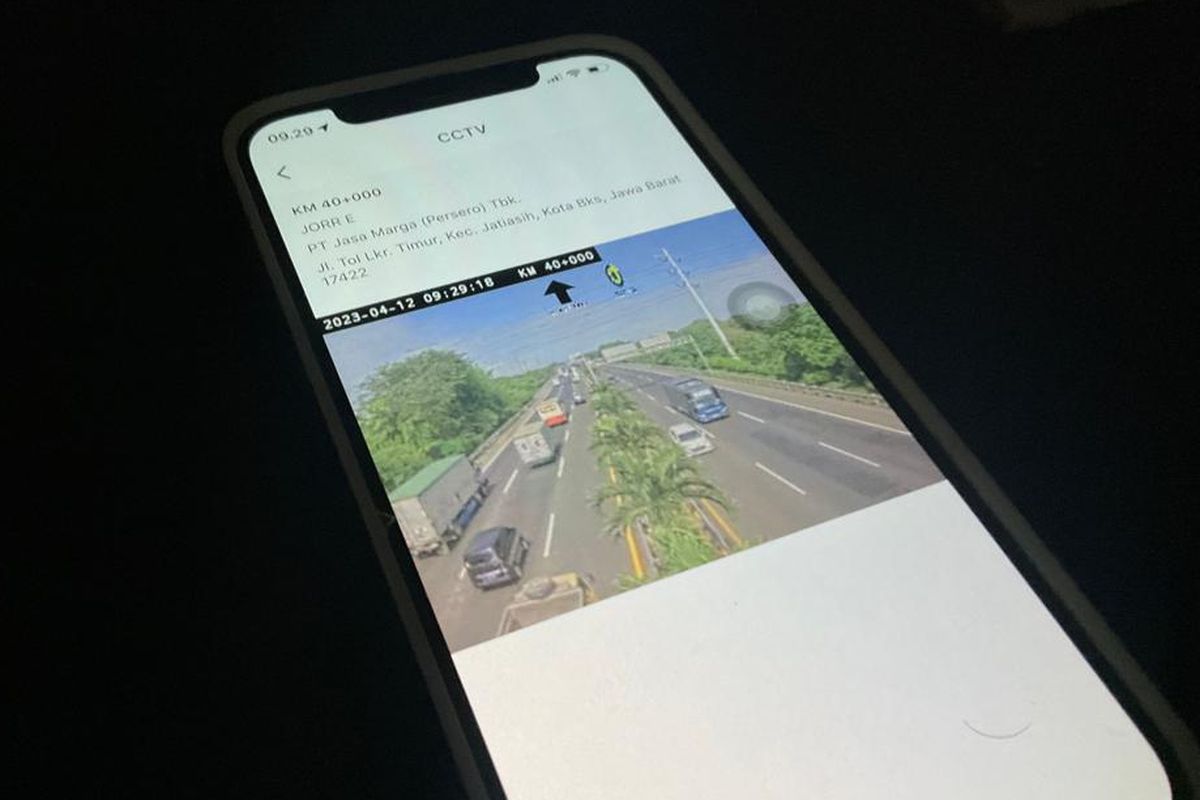 Layanan CCTV live streaming buat pantau kemacetan lalu lintas saat mudik Lebaran 2023.