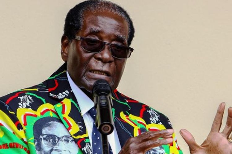 Presiden Zimbabwe, Robert Mugabe.