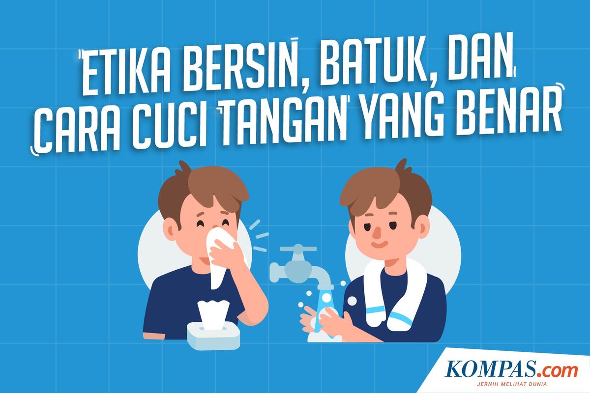 Etika Bersin, Batuk, dan Cara Cuci Tangan yang Benar
