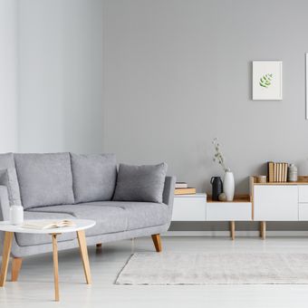 Ilustrasi ruang keluarga minimalis