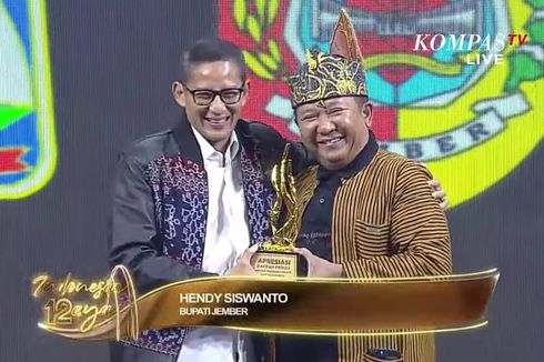 Berhasil Pulihkan Ekonomi Pasca-pandemi, Bupati Jember Terima Penghargaan dari Kompas TV