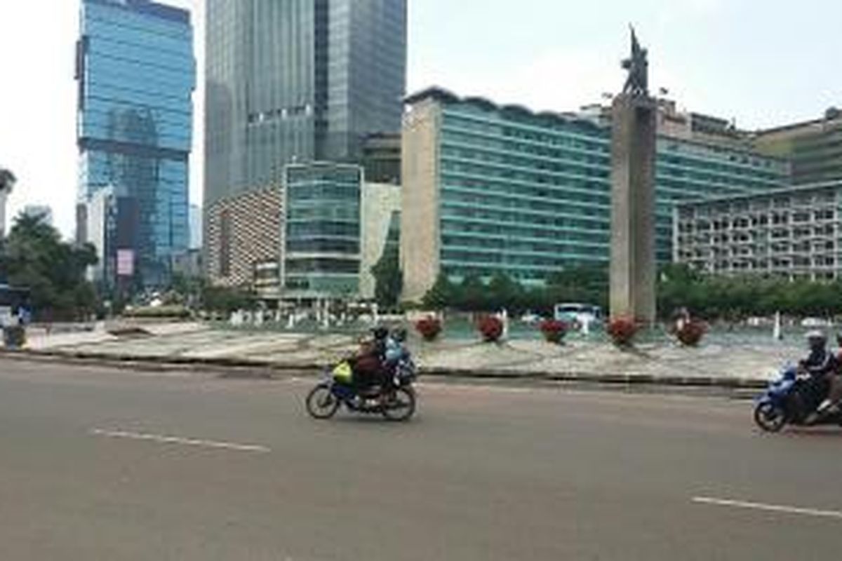 Kawasan Bundaran Hotel Indonesia, Jakarta. 