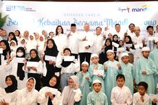 Bank Mandiri Santuni 100 Anak Yatim dan Duafa