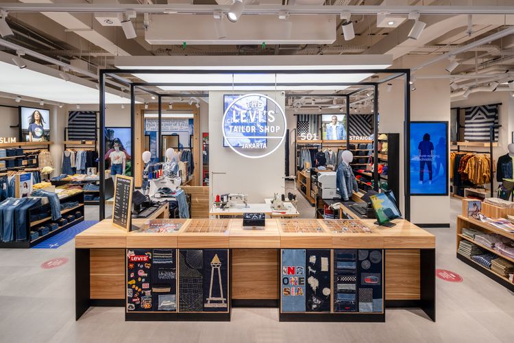 Tailor Shop di Toko Levi's NextGen di Grand Indonesia