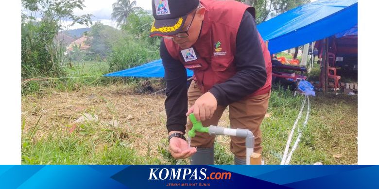 Bangun Sumur Bor, Kemensos Pasok 10.000 Liter Air Bersih per Hari untuk Korban Gempa Cianjur