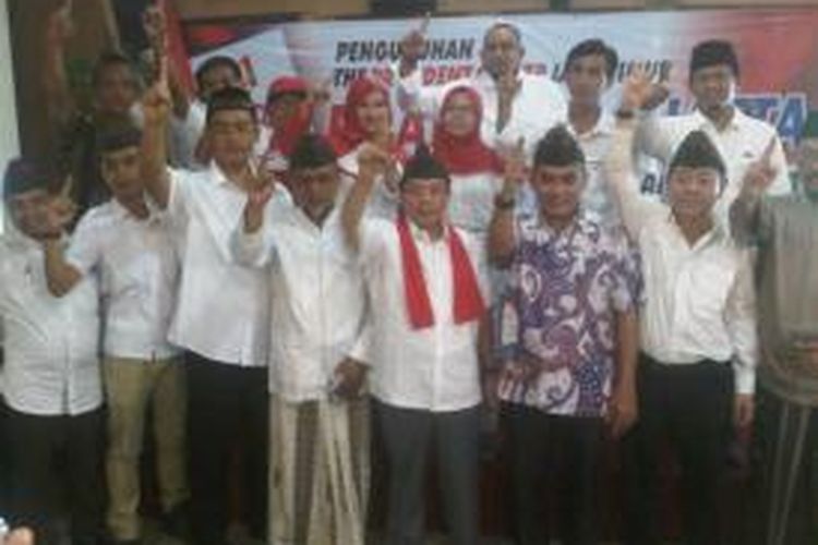 Deklarasi relawan Soekarno Muda Jatim.