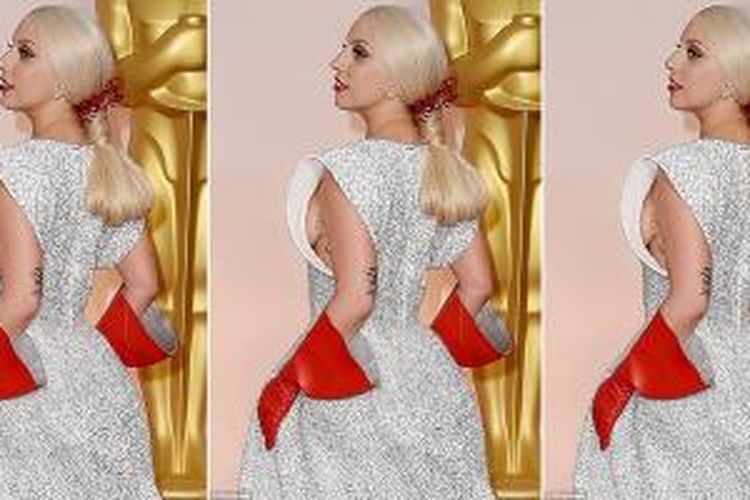 Hadiri Academy Awards 2015, Lady Gaga kenakan busana karya Azzedine Alaia