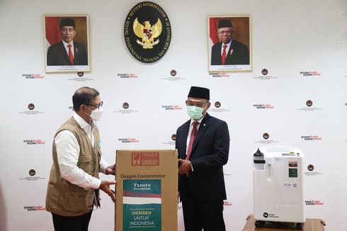 Pemerintah Terima Bantuan Hibah 15 Unit Oksigen Konsentrator