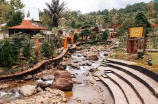 Pendopo Ciherang, Restoran Tepi Sungai dengan Penginapan 