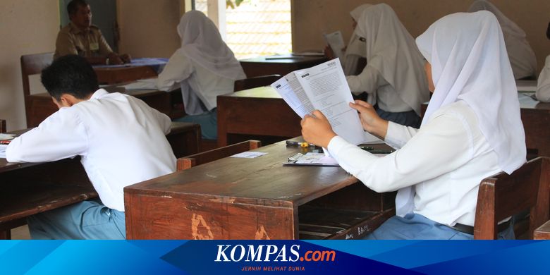 Ini 18 Tata Tertib Ujian Nasional Berbasis Kertas Dan Pensil 2020 Halaman All Kompas Com