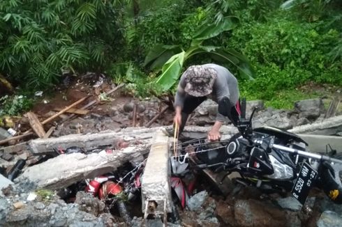 Longsor Terjang SMKN 2 Bawang Saat Kegiatan Belajar Mengajar 