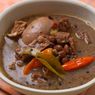 Resep Brongkos Daging Sapi, Sayur Kuah Santan Pakai Keluak