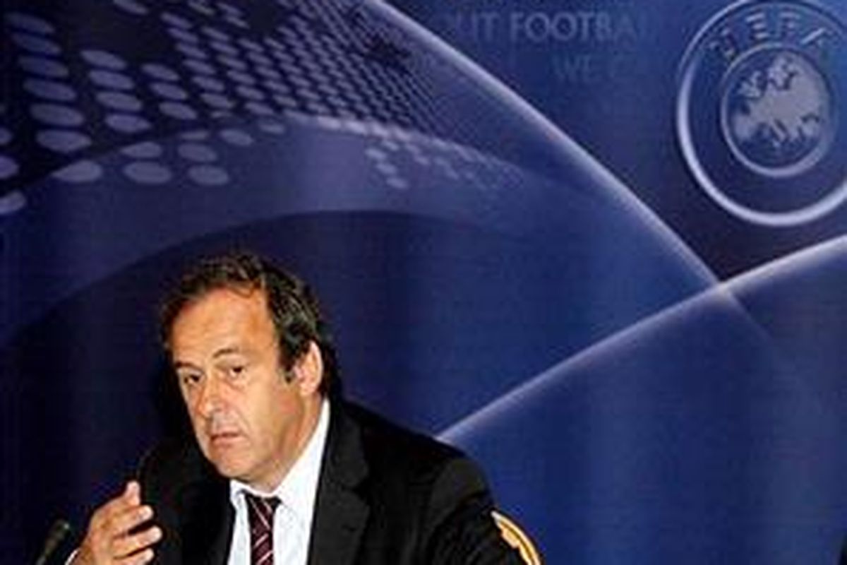 Ketua UEFA, Michel Platini.