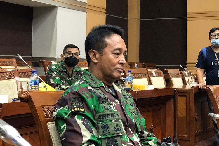 Calon panglima TNI Jenderal TNI Andika Perkasa