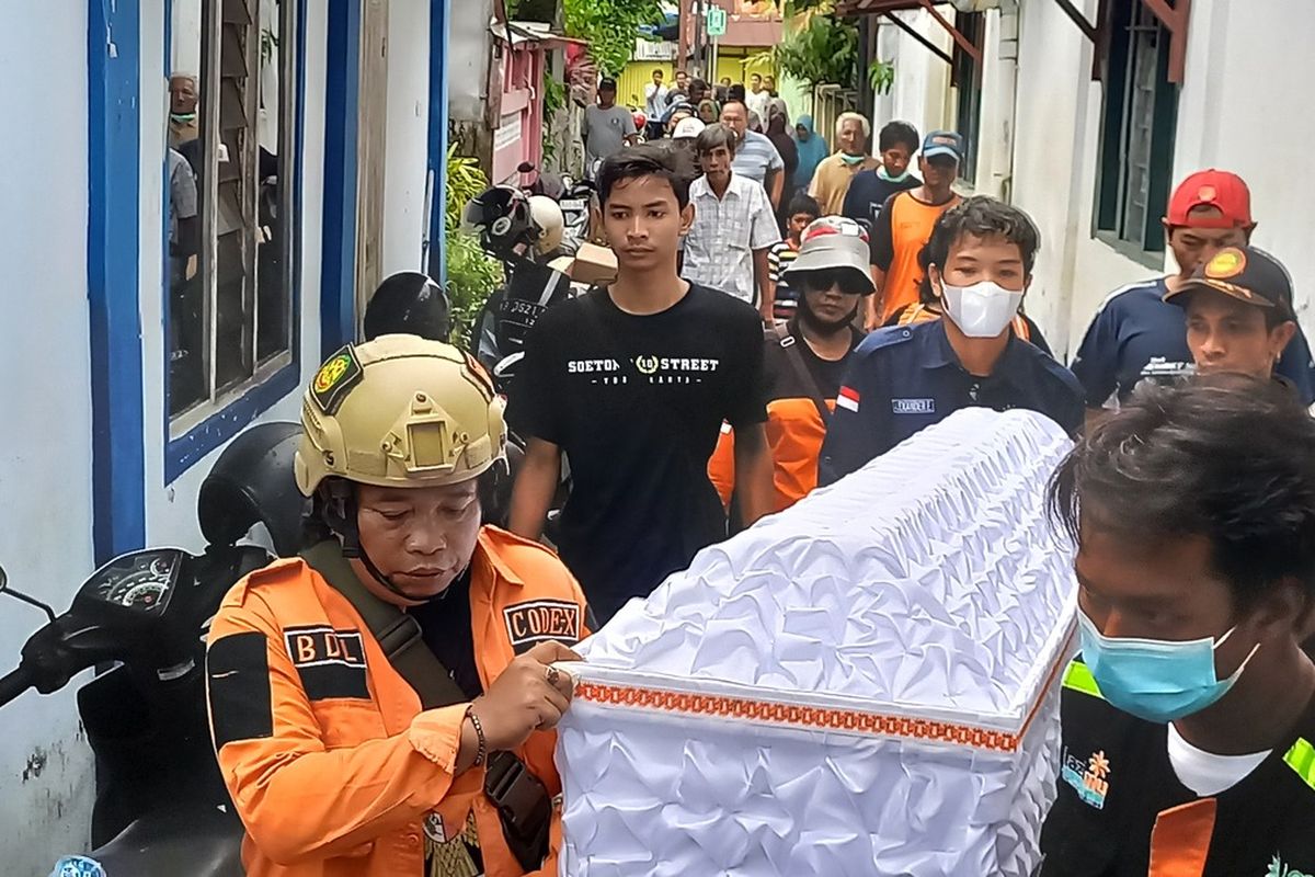 Suasana rumah duka jenazah A di Kota Yogyakarta, Senin (20/3/2023)