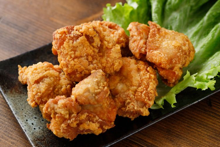 Tori karaage atau chicken karaage.