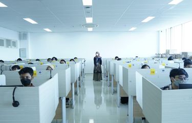 Pelaksanaan UTBK 2023 di ITS.