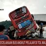 Kecelakaan Bus Vs Truk Tutup Jalan Tol Pandaan-Malang, Kendaraan Dialihkan