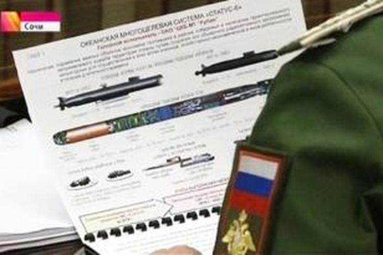 Inilah dokumen rahasia pengembangan sistem persenjataan nuklir Rusia yang tanpa sengaja disorot, direkam dan kemudian disiarkan dua stasiun televisi milik pemerintah Rusia.