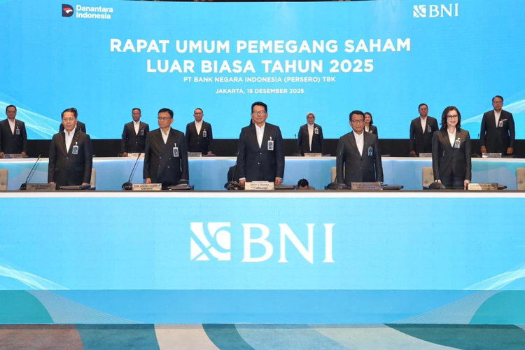 Rapat Umum Pemegang Saham Luar Biasa (RUPSLB) BNI dipimpin oleh Komisaris Utama BNI Omar Sjawaldy Anwar. Agenda ini turut dihadiri jajaran Dewan Komisaris serta Direksi.