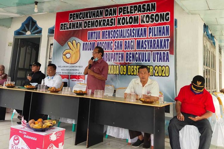 Pengukuhan Tim Pemenangan Kolom kosong di Kabupaten Bengkulu Utara