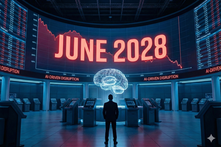 Firma riset investasi Citrini Research, bersama analis Alap Shah merilis laporan The 2028 Global Intelligence Crisisberisi memo makro ekonomi fiktif yang seolah-olah ditulis pada 30 Juni 2028. Prediksinya mengerikan, ekonomi dunia bakal terdampak kehadiran AI.