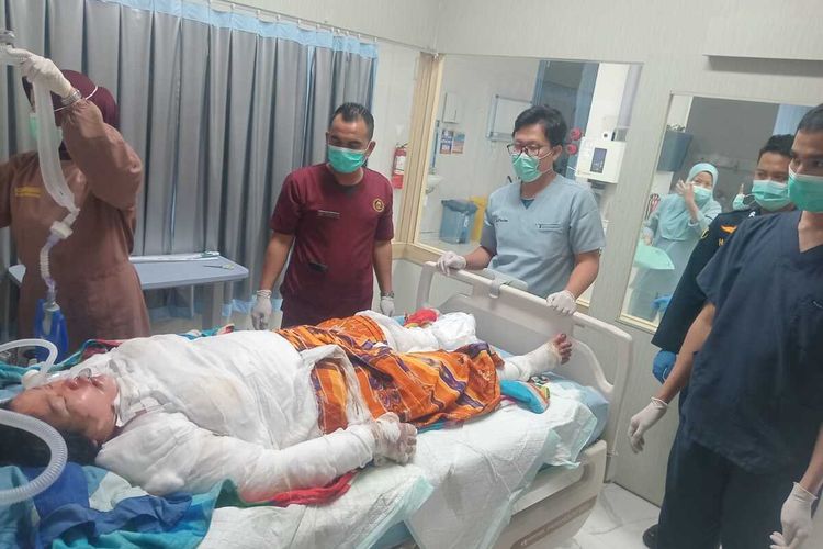 Dua Korban Selamat Kecelakaan Bus ALS Jalani Perawatan di RS Bhayangkara Palembang