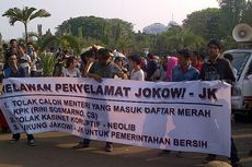 Unjuk Rasa Depan Istana, Tuding Kabinet Jokowi-JK Transaksional