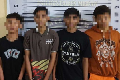 Komplotan Geng Motor Bawa Sajam di Medan Ditangkap, Ternyata Pelaku Masih Belasan Tahun