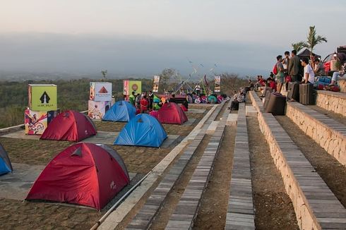 Watu Tapak Camp Hill Jogja, Nginap Asyik di Area Tebing Breksi