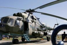 Heli Mi8 Rusia Jatuh Ditembak di Suriah
