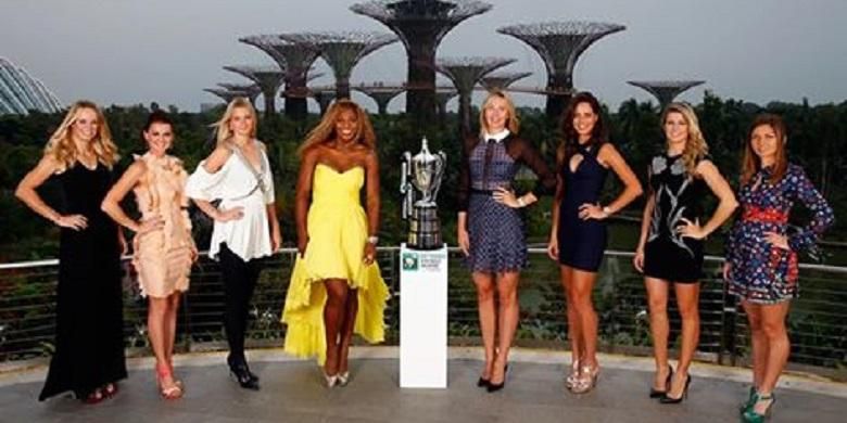 Para peserta WTA World Tour Finals, Singapura