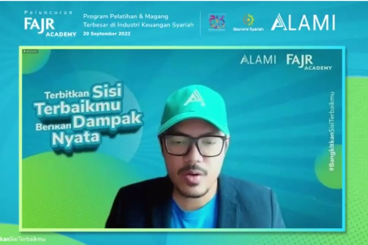 CEO & Founder ALAMI Group Dima Djani dalam Peluncuran Fajr Academy secara daring, Selasa (20/9/2022).