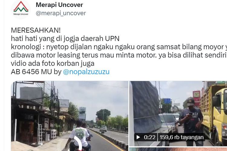 Viral di Twitter wanita diduga dianiaya di Sleman, Yogyakarta.