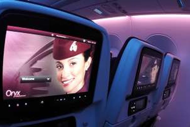 Inflight Entertainment (IFE) Qatar A350