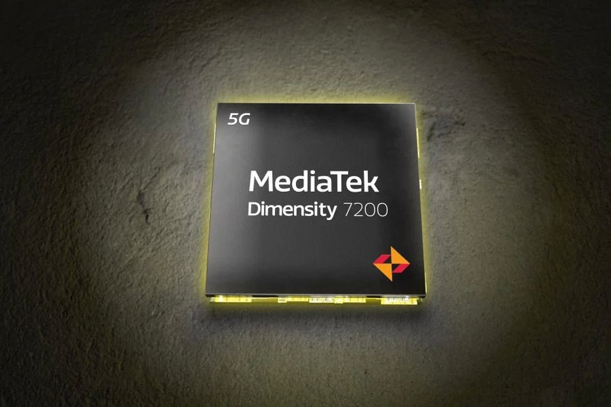 Ilustrasi chipset Mediatek Dimensity 7200.