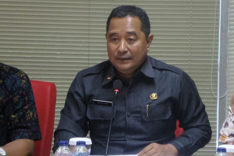 Direktur Politik Dalam Negeri Kementerian Dalam Negeri Bahtiar saat menjadi pembicara dalam diskusi Respublica Political Institute bertajuk Perppu Ormas dan Ancaman Radikalisme di Megawati Institute, Jakarta Pusat, Selasa (17/10/2017).