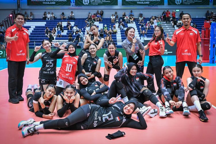 Timnas Voli Putri Indonesia Raih Peringkat 7 AVC Cup U18 2026