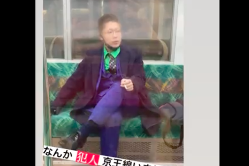 Ini Nama Joker Jepang yang Tusuk 18 Orang dan Bakar Kereta Tokyo