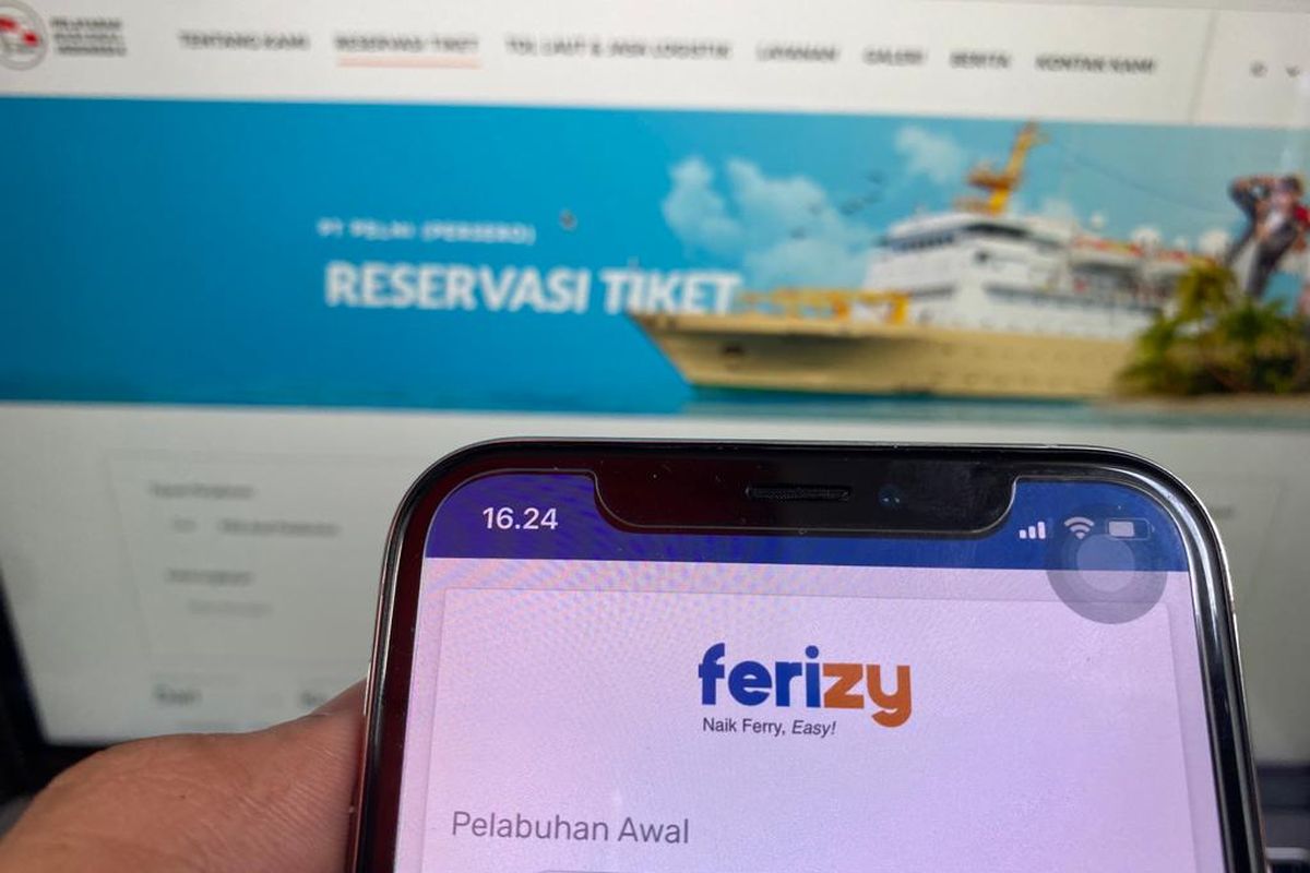 Cara beli tiket kapal feri online.