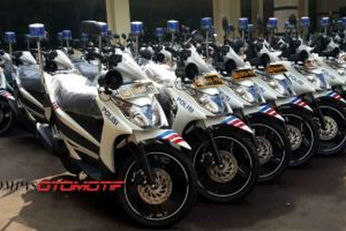 Suzuki Hayate untuk tim pengurai kemacetan Korlantas Polri.