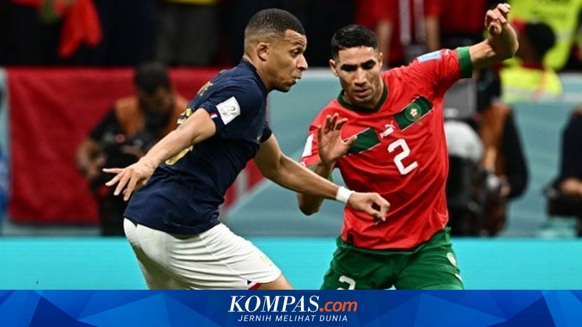 Preview Perancis Vs Maroko: Reuni Panas Mbappe-Hakimi Demi Semifinal
