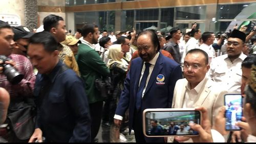 Surya Paloh, Mardiono dan Para Petinggi Parpol KIM Hadiri Harlah Ke 26 PKB