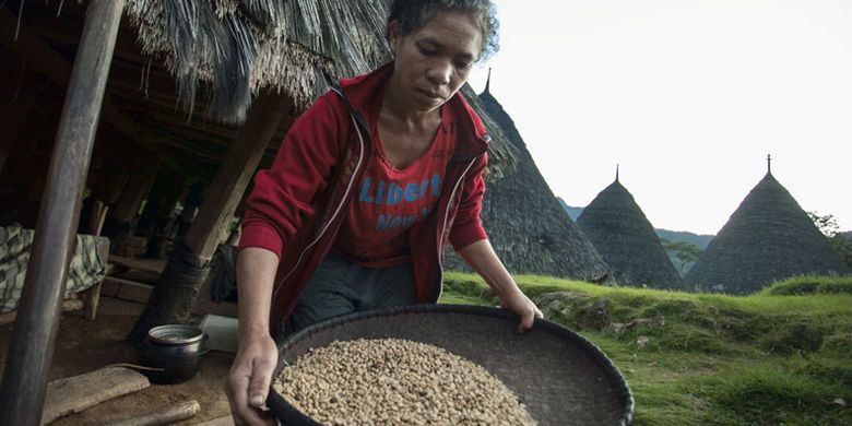 Desa Adat Wae Rebo di Kabupaten Manggarai, Pulau Flores, Nusa Tenggara Timur. Untuk mencapai desa itu tidak mudah, wisatawan harus mendaki sejauh 7 km selama kurang lebih 4 jam.