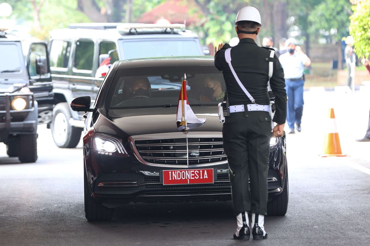 Foto Arsip: Mobil Presiden Republik Indonesia, Joko Widodo Mercedes-Benz S600 Guard.