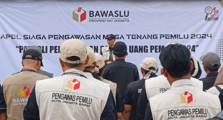 Bawaslu Jakbar Minta Pengawas TPS Patroli Cegah Politik Uang di Masa Tenang