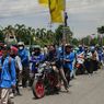 Tolak Harga BBM Naik, Puluhan Mahasiswa Dorong Motor ke DPRD Tuban